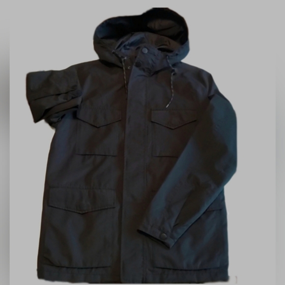 NWOT mens Old Navy lightweight jacket with hood and lots of pockets - Picture 1 of 12